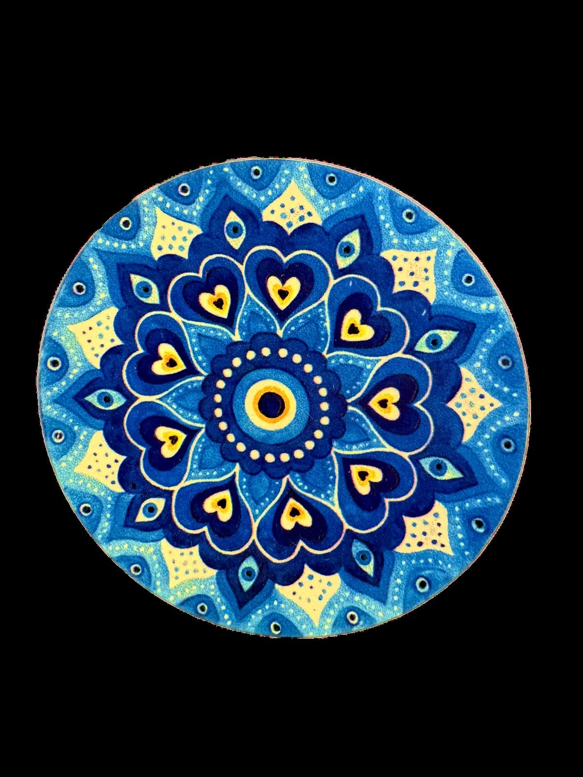 El Dövme Bakır Magnet Küpe