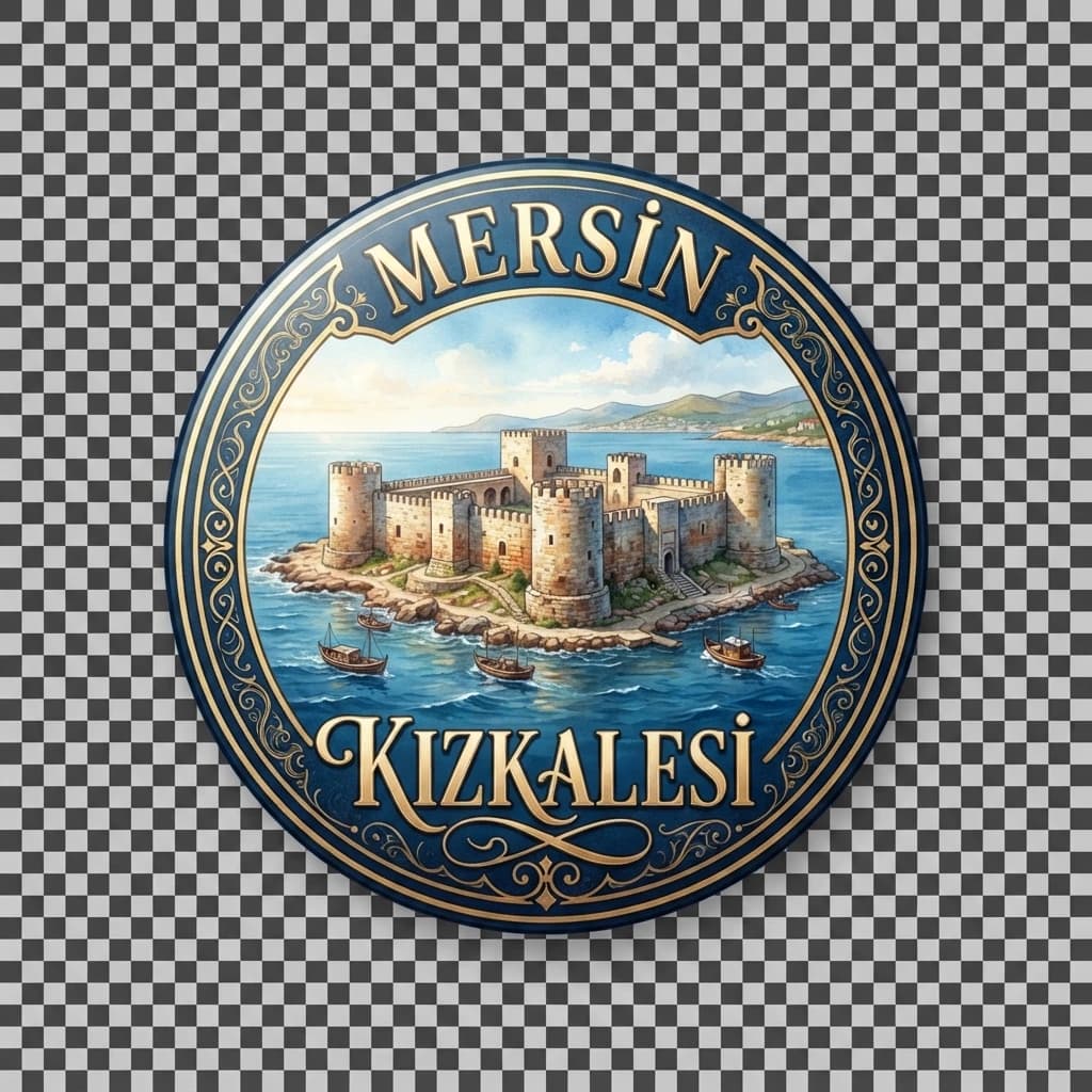 El Dövme Bakır Magnet Küpe
