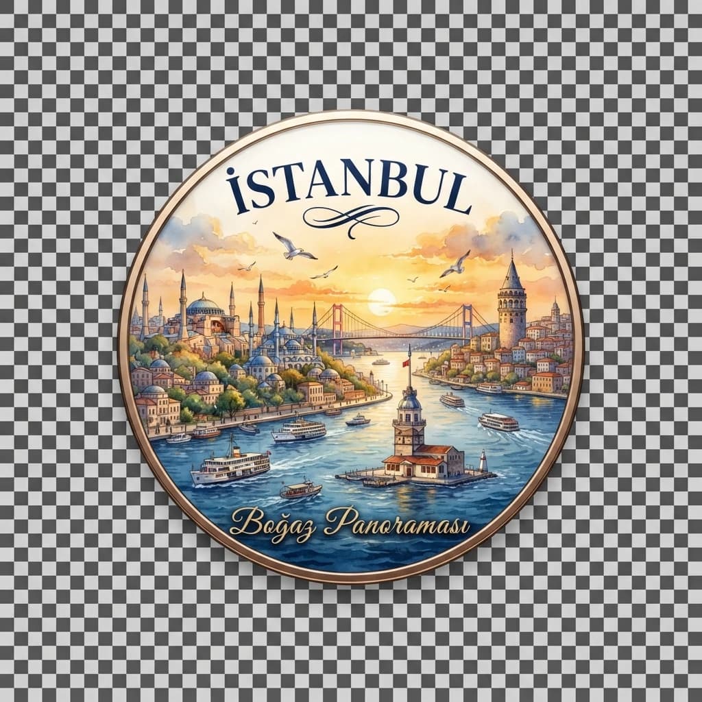 El Dövme Bakır Magnet Küpe