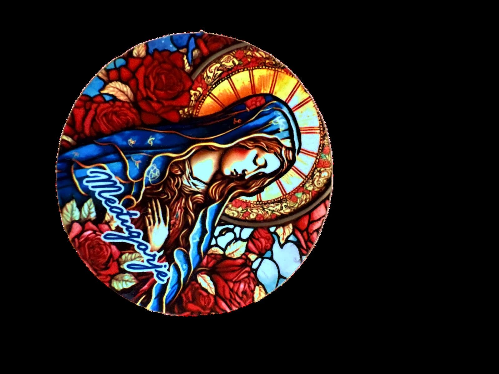 El Dövme Bakır Magnet Küpe