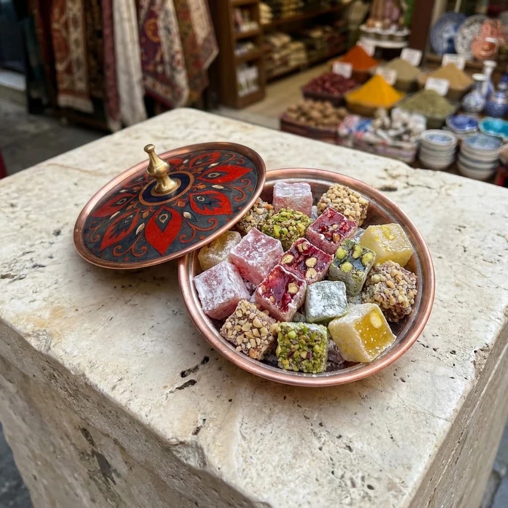 Yıldız El Dövme Bakır Şekerlik - 2