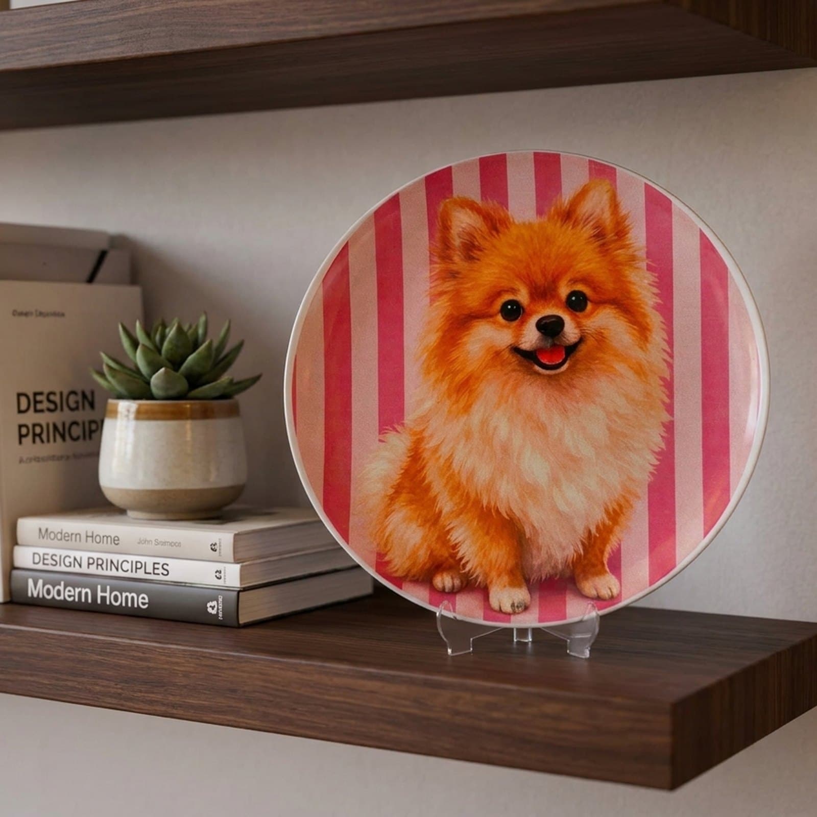 El Yapımı Köpeksever Bakır Tabak